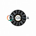 Диск дня недели №2561/1 для механизма Eta 7750 черный - 2